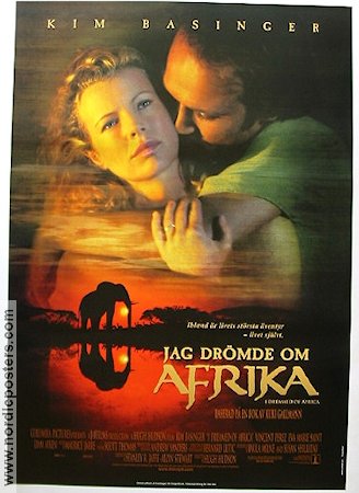 Jag drömde om Afrika 2000 poster Kim Basinger