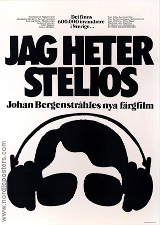 Jag heter Stelios 1972 poster Maria Antipa Johan Bergenstråhle