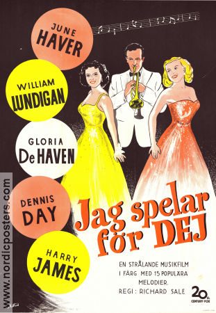 I´ll Get By 1950 movie poster June Haver Harry James Gloria DeHaven Richard Sale Musicals