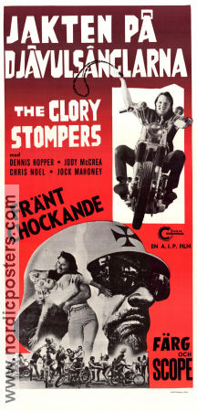 The Glory Stompers 1967 movie poster Dennis Hopper Jody McCrea Anthony M Lanza Motorcycles