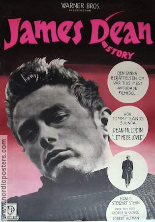 James Dean Story 1958 movie poster James Dean Robert Altman