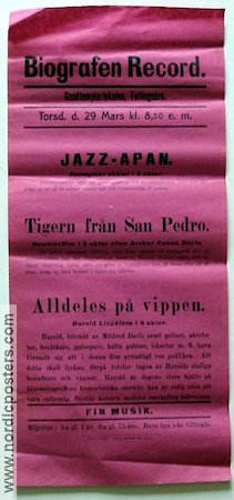 Jazz-apan 1923 movie poster Find more: Silent movie