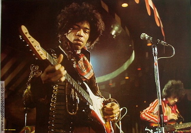 Jimi Hendrix 1981 movie poster Jimi Hendrix Instruments