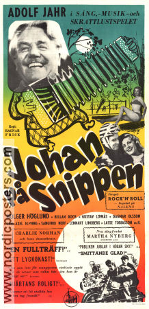Johan på Snippen 1956 movie poster Adolf Jahr Holger Höglund Charlie Norman Ragnar Frisk Find more: Nalen Motorcycles