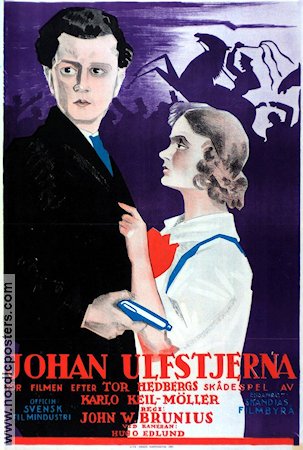 Johan Ulfstjerna 1923 poster Ivan Hedqvist John W Brunius