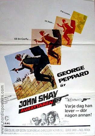 John Shay avrättaren 1970 poster George Peppard Agenter