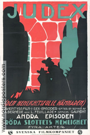 Judex 1916 movie poster René Cresté Musidora Louis Feuillade