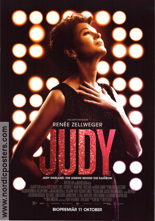 Judy 2019 movie poster Renée Zellweger Jessie Buckley Finn Wittrock Rupert Goold