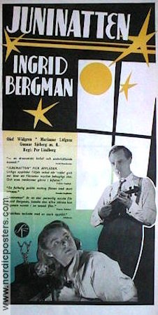 Juninatten 1940 poster Ingrid Bergman
