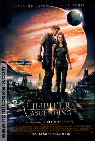 Jupiter Ascending 2015 movie poster Channing Tatum Mila Kunis Andy Wachowski