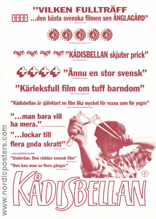 The Slingshot 1993 movie poster Jesper Salén Stellan Skarsgård Basia Frydman Åke Sandgren
