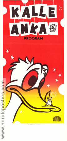 Kalle Anka program 1959 movie poster Kalle Anka Donald Duck