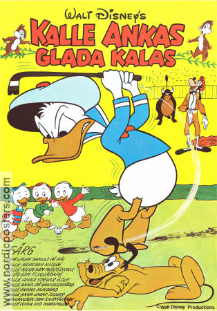 Kalle Ankas glada kalas 1976 poster Kalle Anka Golf