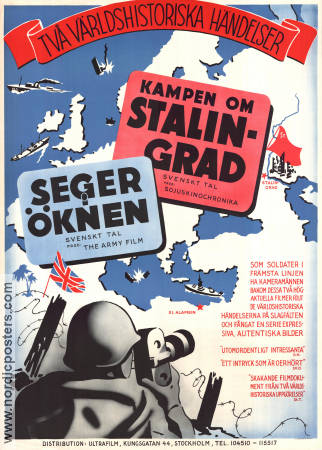 Kampen om Stalingrad 1944 movie poster War