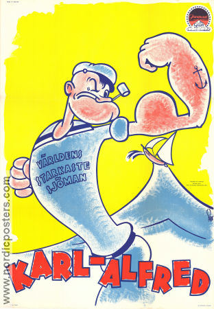 Karl-Alfred 1933 poster Jack Mercer Dave Fleischer Animerat
