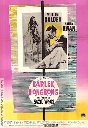 The World of Suzie Wong 1961 movie poster William Holden Nancy Kwan Asia