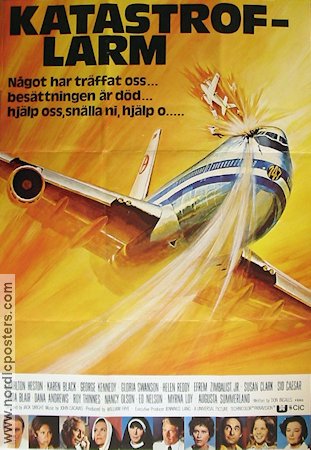 Airport 75 1975 movie poster Charlton Heston Karen Black George Kennedy Jack Smight Planes