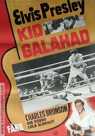 Kid Galahad 1963 poster Elvis Presley Charles Bronson Boxning