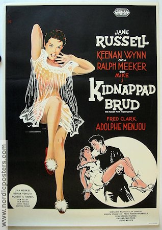 Kidnappad brud 1951 poster Jane Russell Keenan Wynn Damer