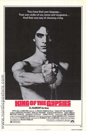 King of the Gypsies 1978 movie poster Eric Roberts Judd Hirsch Susan Sarandon Frank Pierson