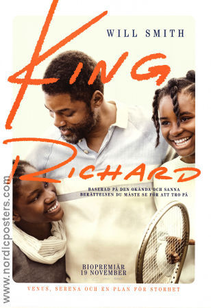 King Richard 2021 movie poster Will Smith Aunjanue Ellis Jon Bernthal Reinaldo Marcus Green Sports