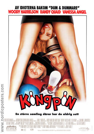 Kingpin 1996 movie poster Woody Harrelson Randy Quaid Bill Murray Bobby Peter Farrelly Sports