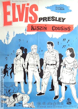 Kissin Cousins 1964 poster Elvis Presley Arthur O´Connell Glenda Farrell Gene Nelson Musikaler