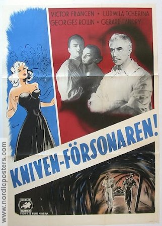 La Nuit s´acheve 1950 movie poster Victor Francen