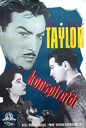 Konspiratör 1950 poster Elizabeth Taylor Robert Taylor