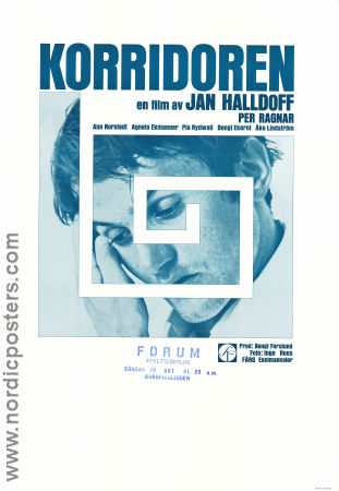 Korridoren 1968 movie poster Per Ragnar Agneta Ekmanner Jan Halldoff