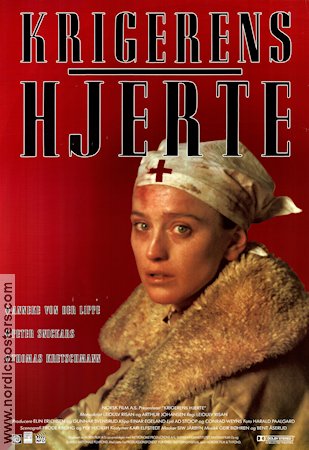 Krigerens hjerte 1992 movie poster Anneke von der Lippe Peter Snickars Thomas Kretschmann Leidulv Risan Norway