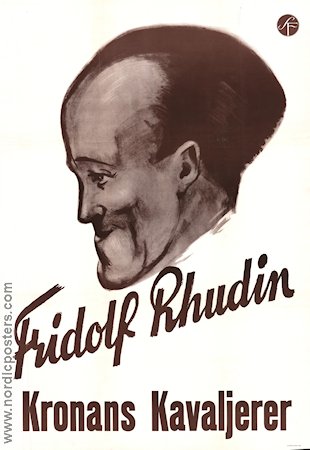 Kronans kavaljerer 1930 movie poster Fridolf Rhudin
