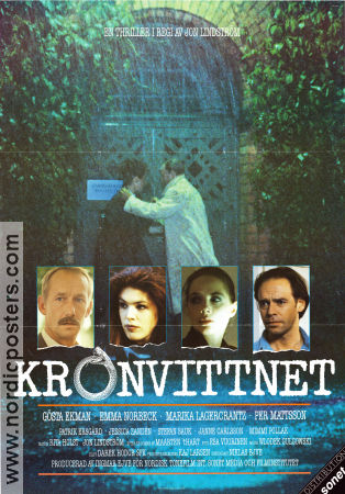 Kronvittnet 1989 movie poster Gösta Ekman Emma Norbeck Maria Lagercrantz Per Matstsson Jon Lindström