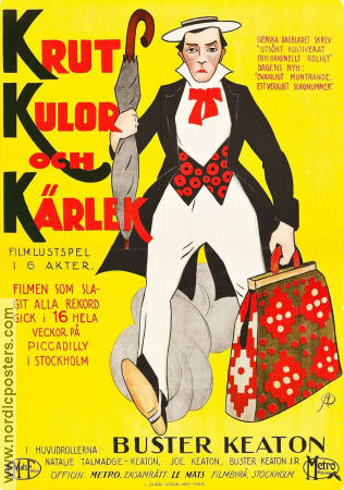 Krut kulor och kärlek 1923 poster Buster Keaton Jack Blystone