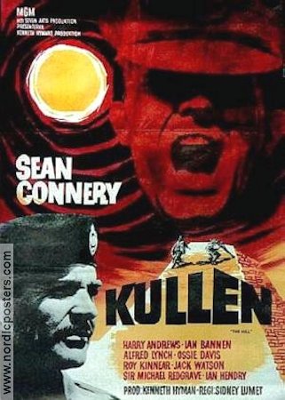 The Hill 1965 movie poster Sean Connery
