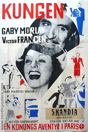 Le Roi 1937 movie poster Gaby Morlay Victor Francen