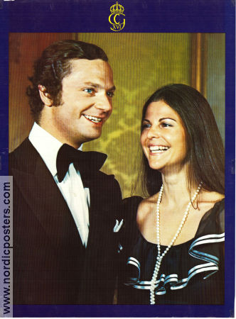 Kungen och Silvia 1972 affisch Carl XVI Gustaf