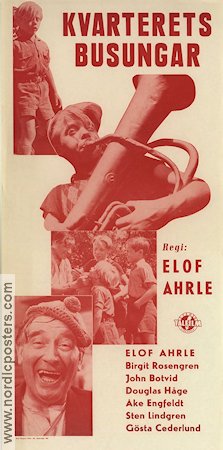 Kvarterets busungar 1945 movie poster Elof Ahrle