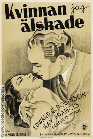 I Loved a Woman 1933 movie poster Edward G Robinson Kay Francis