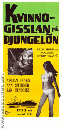 Die Insel der Amazonen 1969 movie poster Adrian Hoven Ann Smyrner Jan Hendriks Otto Meyer