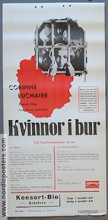Kvinnor i bur 1938 poster Corinne Luchaire