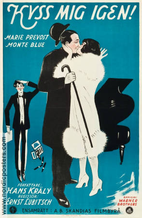 Kyss mig igen 1925 poster Marie Prevost Monte Blue Ernst Lubitsch