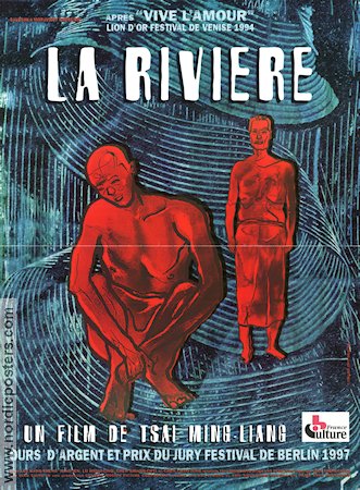 La riviere 1997 poster Tsai Ming-Liang Lee Kang-Sheng Asien Konstaffischer