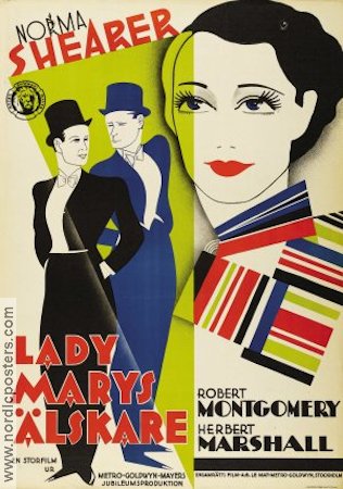Lady Marys älskare 1934 poster Norma Shearer Robert Montgomery