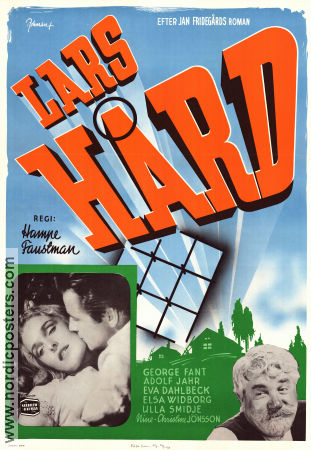 Lars Hård 1948 movie poster George Fant Adolf Jahr Eva Dahlbeck Hampe Faustman