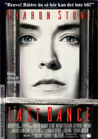 Last Dance 1996 movie poster Sharon Stone Rob Morrow Randy Quaid Bruce Beresford