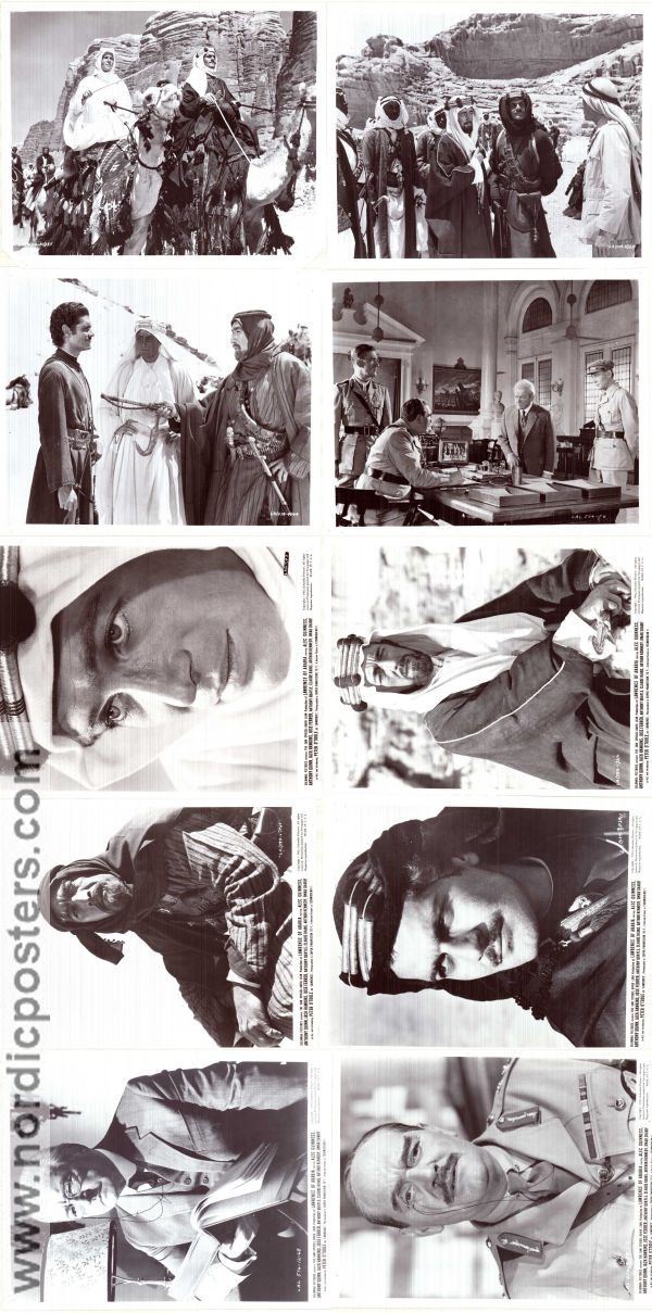 Lawrence of Arabia 1962 photos Alec Guinness Anthony Quinn Peter O´Toole Omar Sharif David Lean