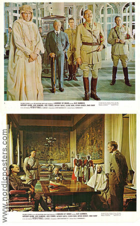 Lawrence of Arabia 1962 lobbykort Alec Guinness Anthony Quinn Peter O´Toole Omar Sharif David Lean