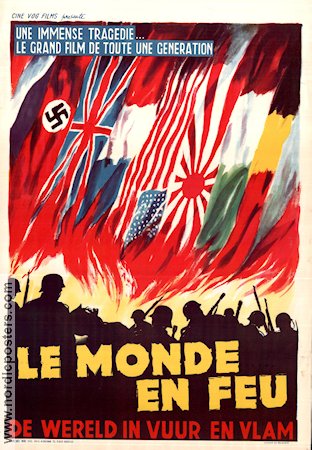 Le monde en feu 1960 movie poster Find more: Nazi War