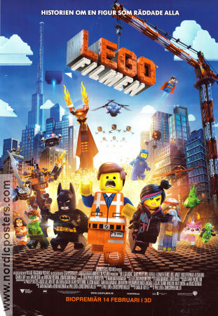 Lego filmen 2014 poster Chris Pratt Christopher Miller Animerat
